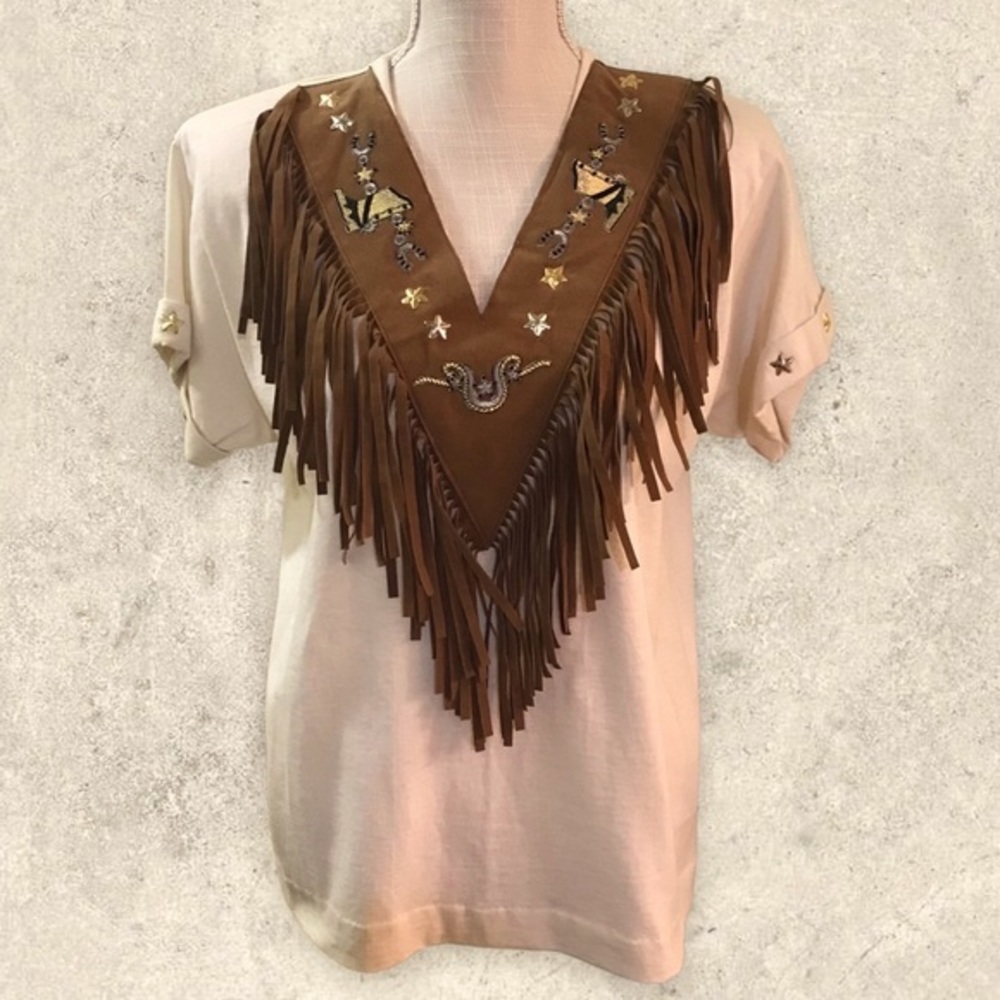 Vintage Gepetto Designs Embellished Western Shirt